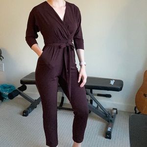Maroon Express jumpsuit- worn once